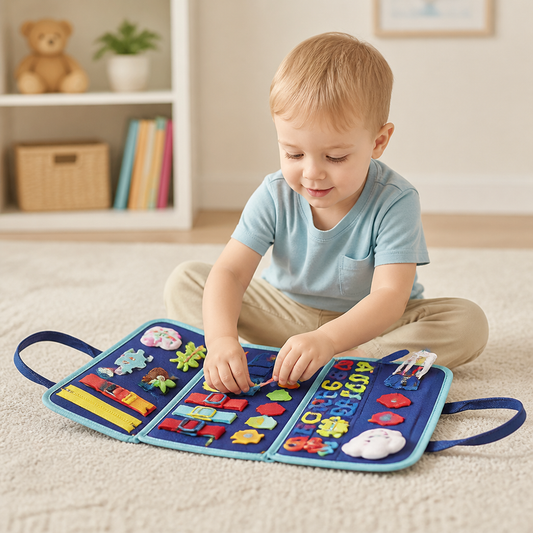 Montessori Busy Board for Kids