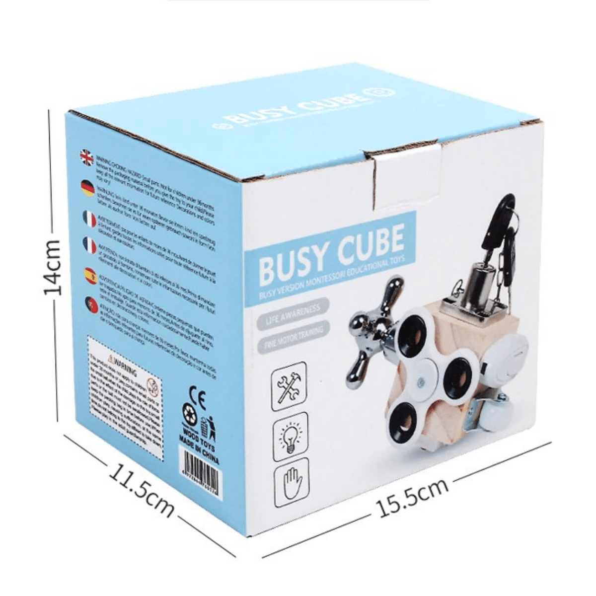 Woods™ - Activity Cube | Develop Your Dexterity