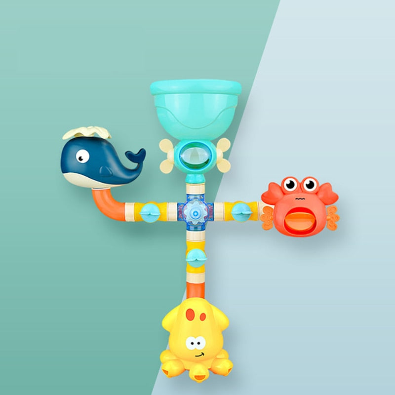 Bath Buddies™ - Bad Fun with Splashing Friends - Fountain for Bath Toys