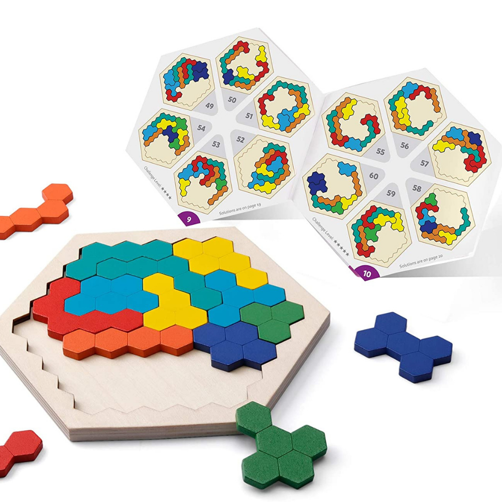 Hexagon Puzzle™ - Geometric Puzzle | Infinite Solutions