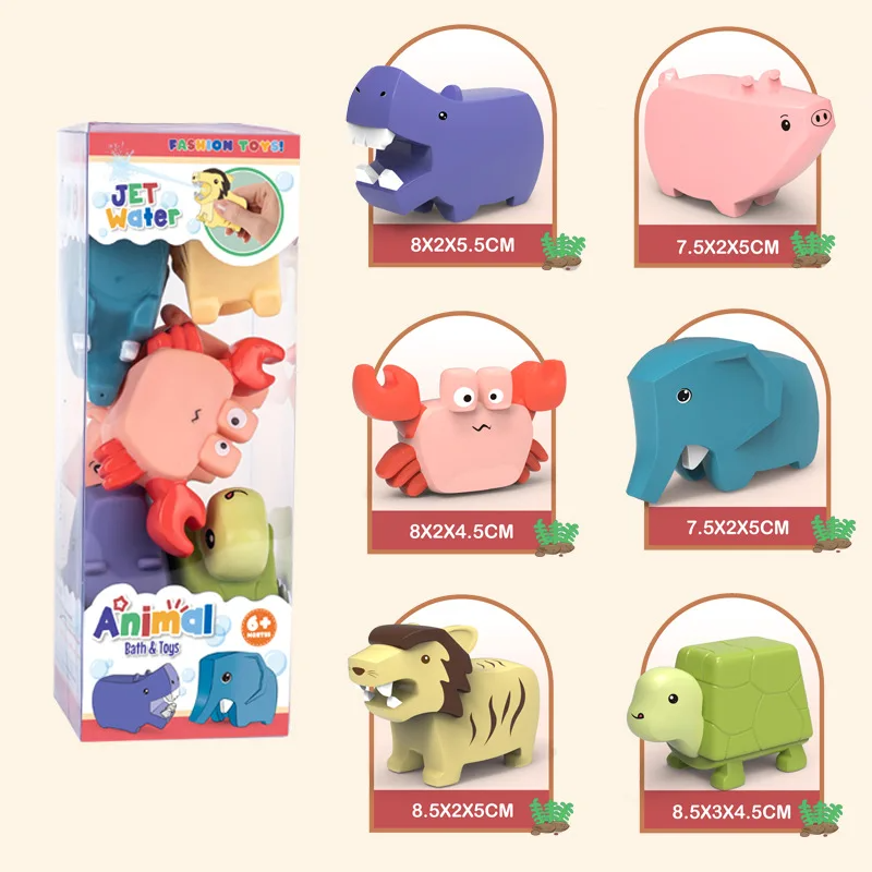 Bath Buddies™ – Shower with Crazy Animals – Bath Toys Water Gun