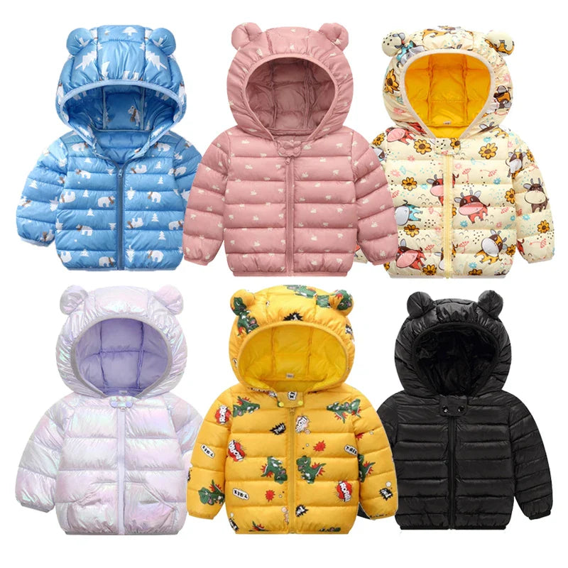 Mini Fashion™ - Winter Jacket with Hood in Polyester