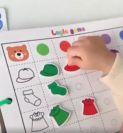 Quiet Book™ | Develop your child's cognitive abilities with this sticker book