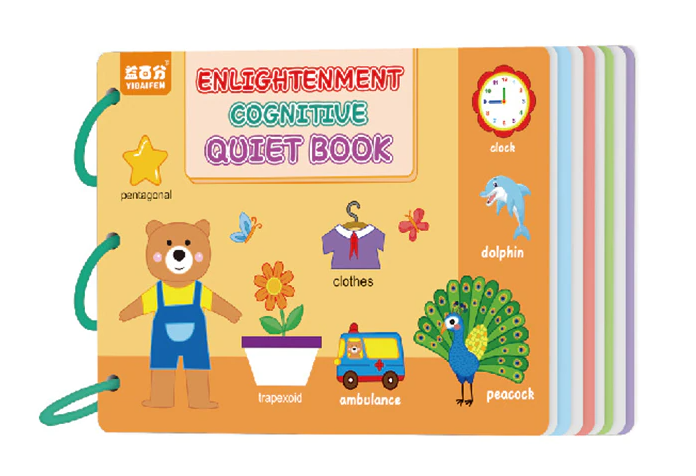 Quiet Book™ | Develop your child's cognitive abilities with this sticker book