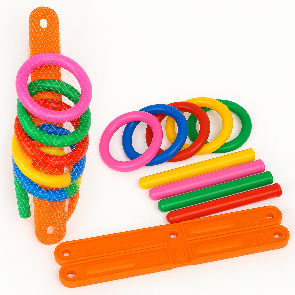 Hoop Ring Toss™ – Throw and Score – Ring Toss Outdoor Play Equipment