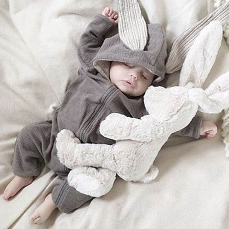 Hooded Bunny Baby Onesie