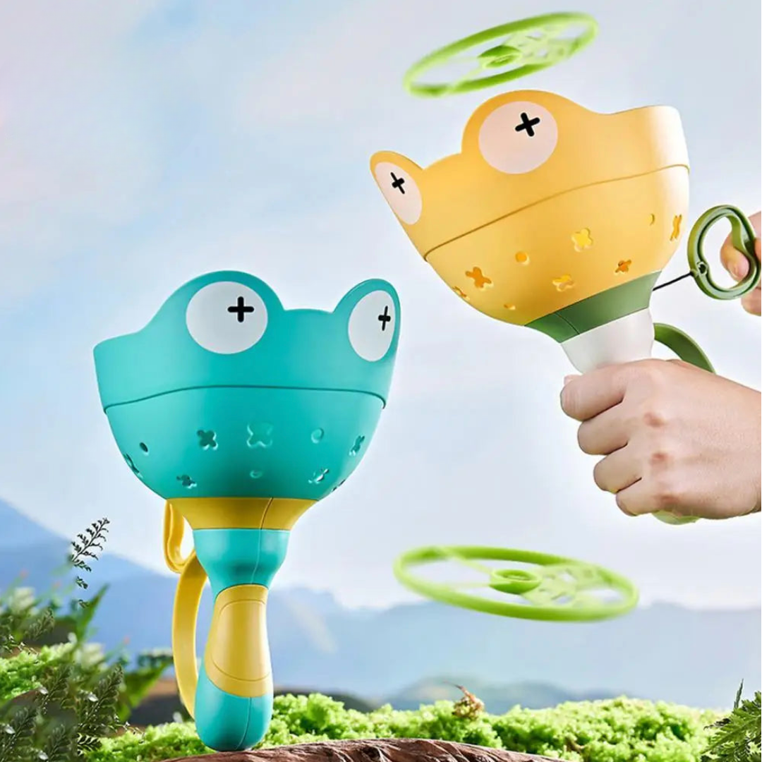 Flying Disc Set™ - Shoot and Laugh - Frisbee Catapult