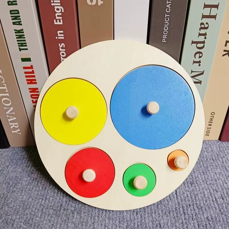 Woods™ - Puzzle for Toddlers - Geometric Montessori Puzzle with Shapes