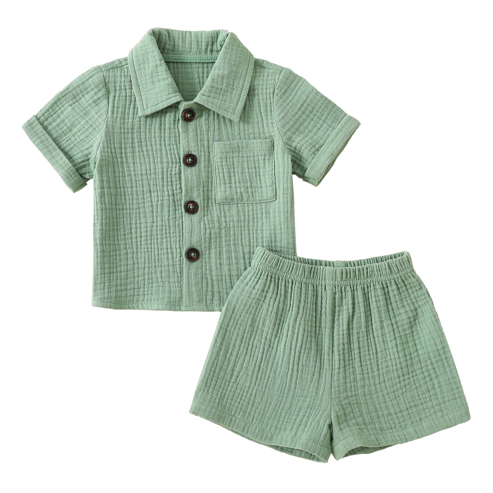 Mini Fashion™ - Summer Set in Cotton and Linen for Boys