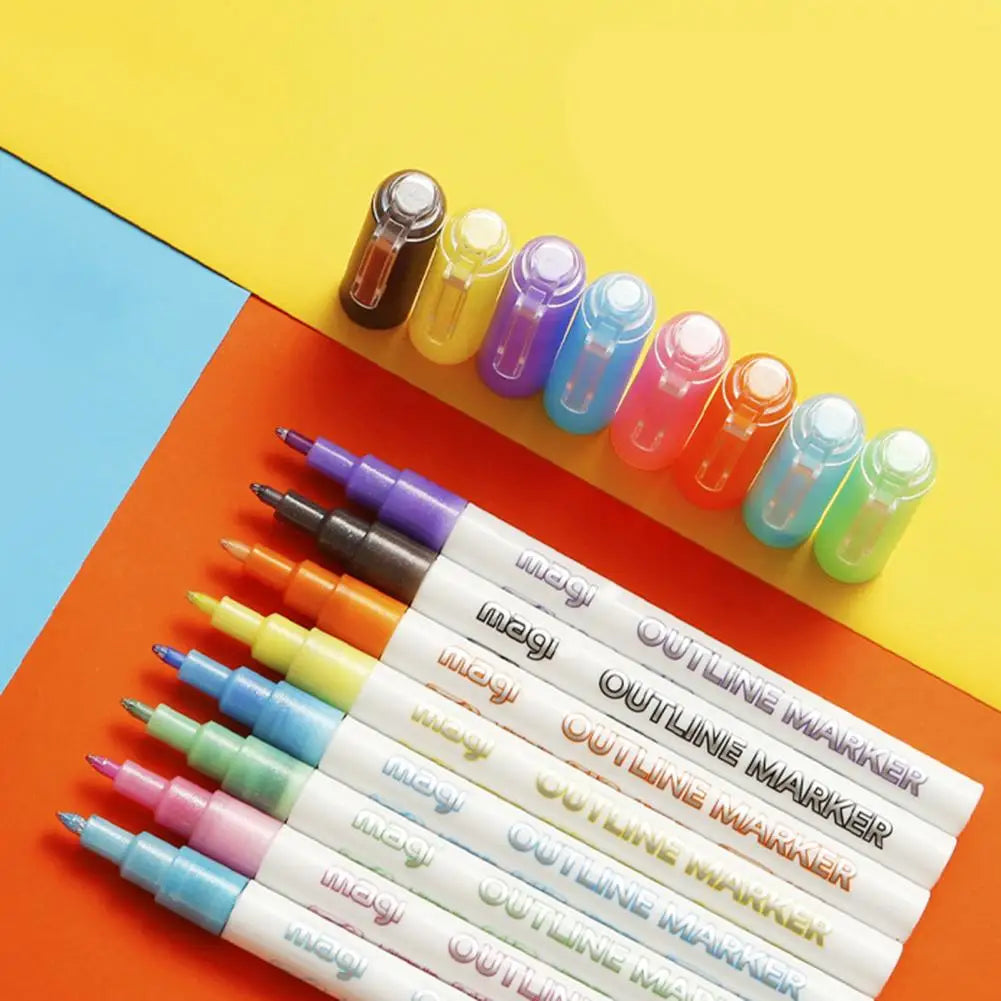 FluoroSketch Markers™ - Glowing Creativity - Colorful Markers