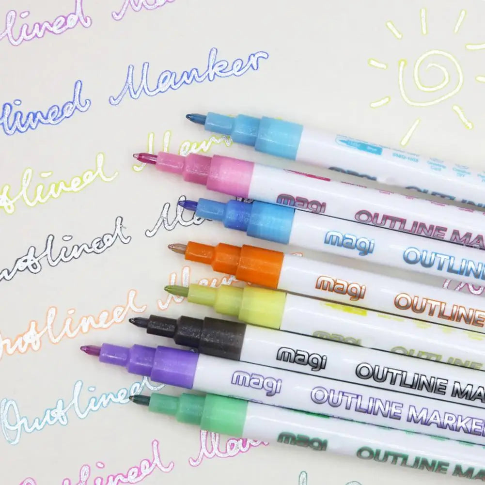 FluoroSketch Markers™ - Glowing Creativity - Colorful Markers