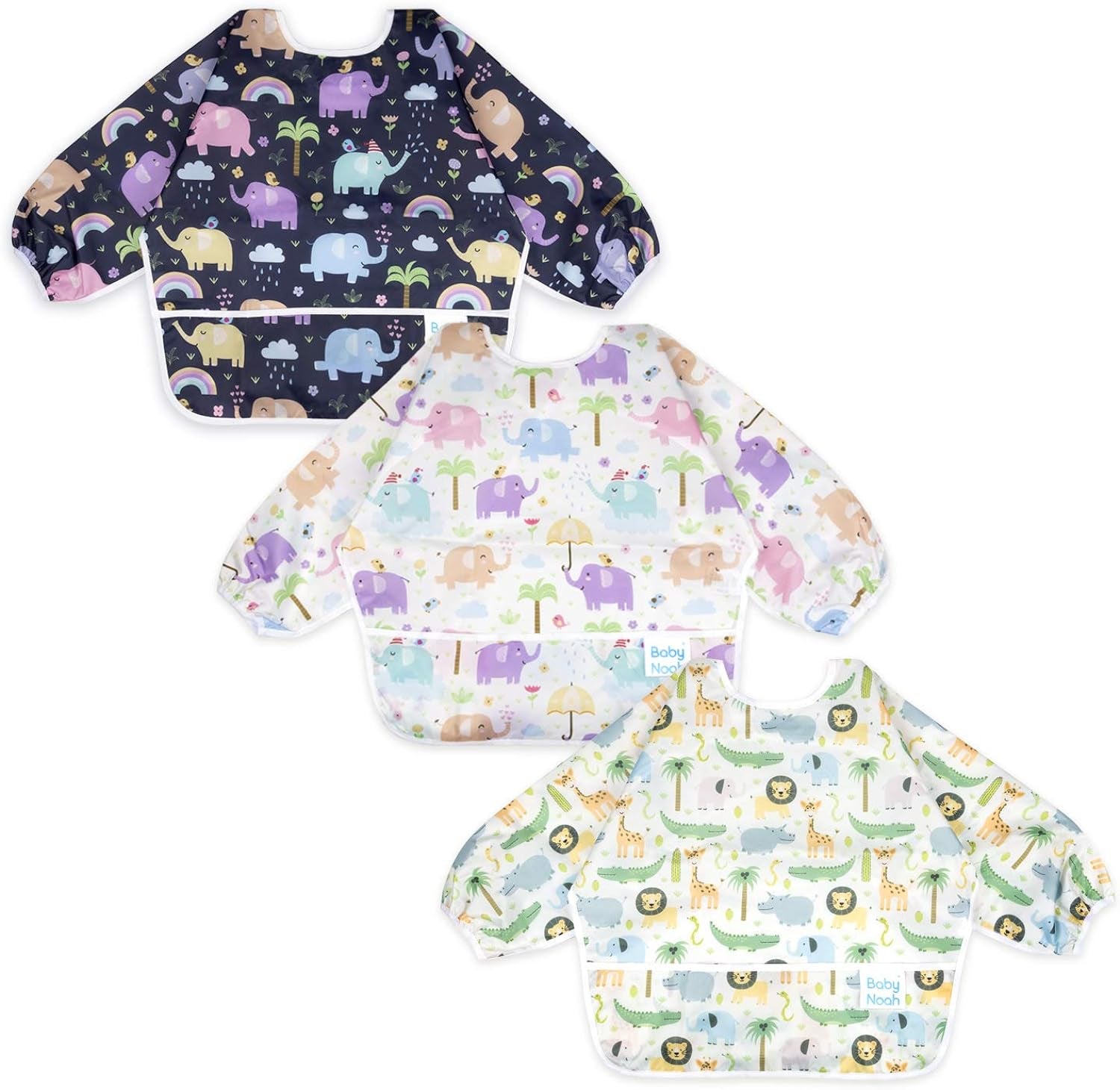 Long Sleeved Waterproof Bib Set (3PC)