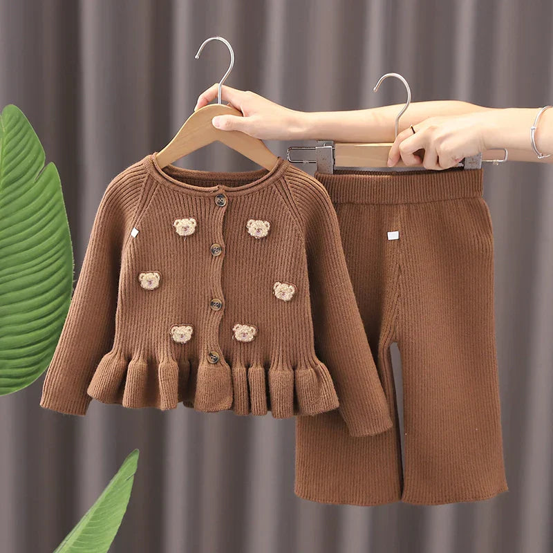 Mini Fashion™ - Two-Piece Winter Set with Bears