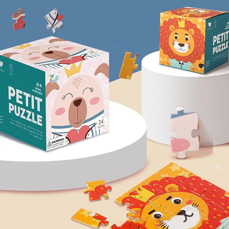 Tiny Brain Boost™ – Learn with Fun - Animal Kids Puzzle