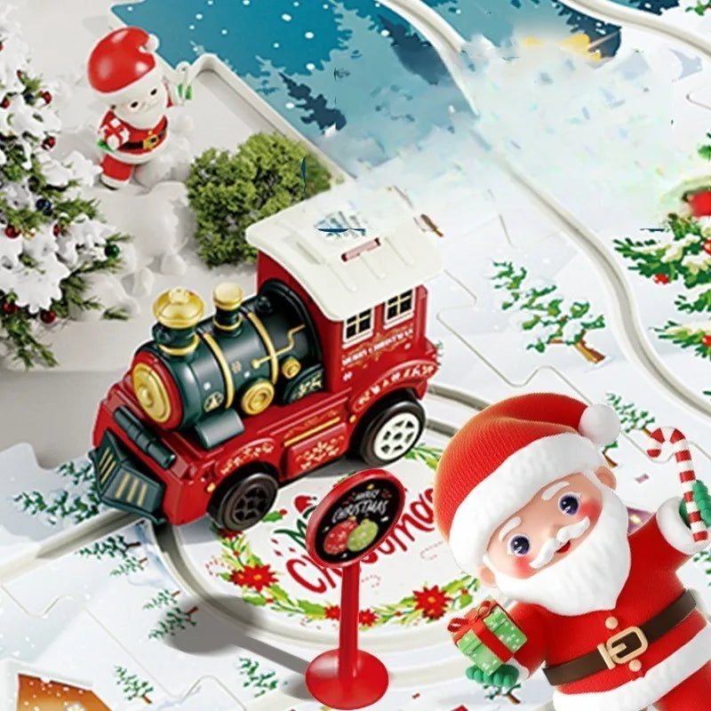 DIY Xmas Train Track™ - Bygg ditt eget jullandskap - jultågspussel