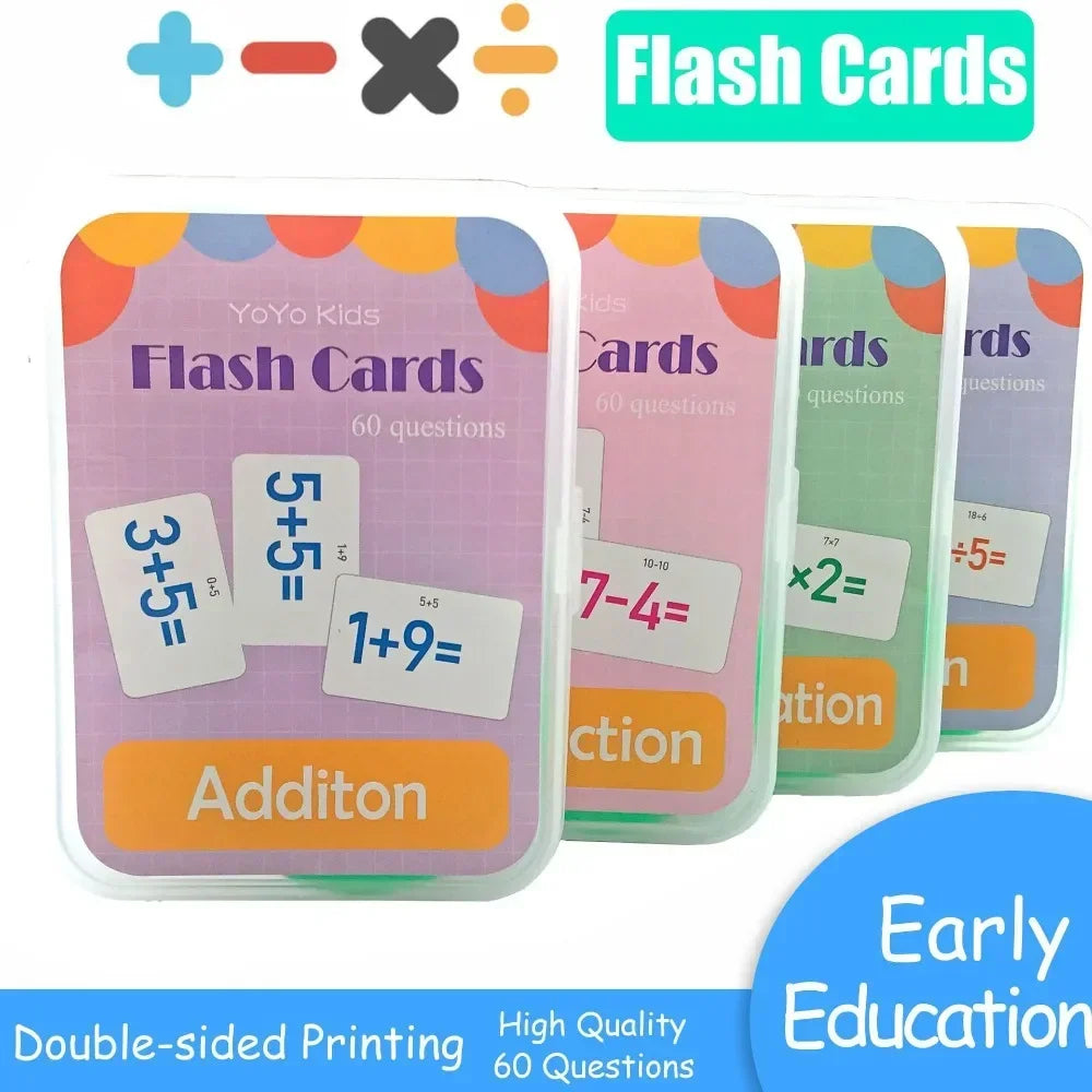 Math Flash Cards™ – A fun way to learn counting - arithmetic cards