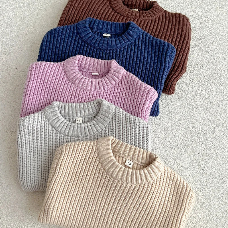 Classic Knit Sweater for Babies