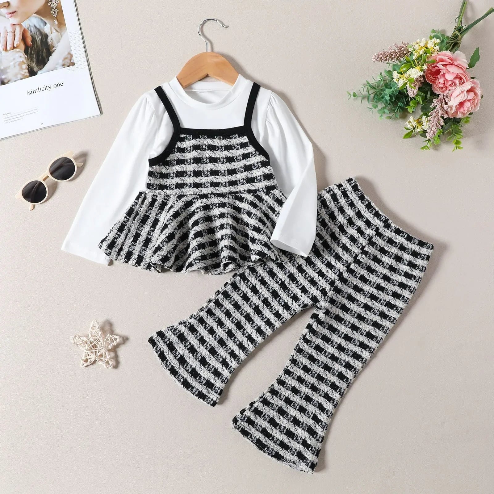 Mini Fashion™ - Trendy design - Flared 2-piece set