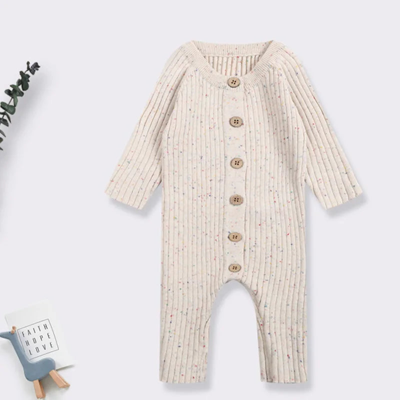 Mini Fashion™ - Soft "knitted" cotton fabric - Knitted onesie