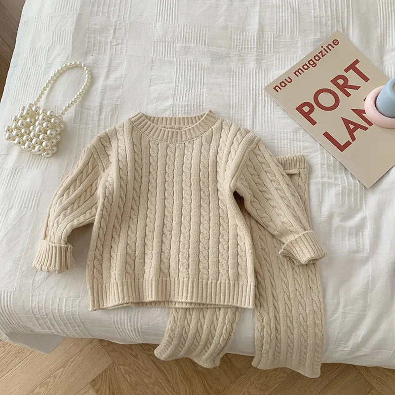 Mini Fashion™ - Stylish and trendy for kids - Knitted sweater and pants