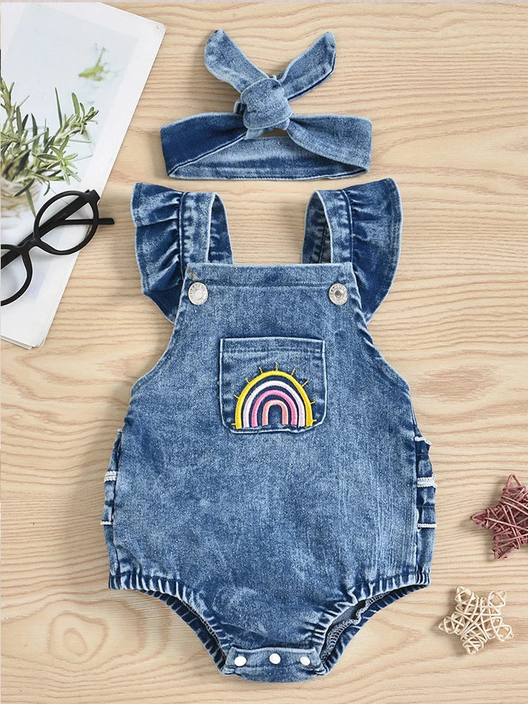 Mini Fashion™ - Cute Style - Denim Romper