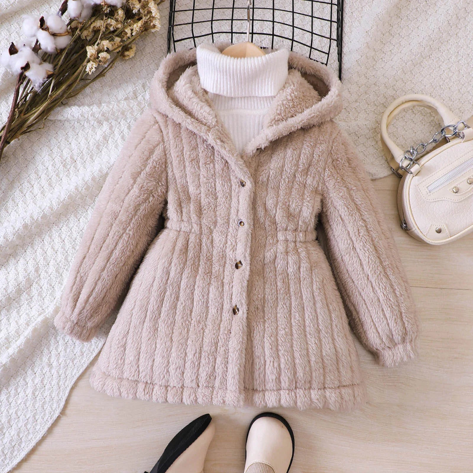 Mini Fashion™ - Soft fleece lining for girls - Winter jacket