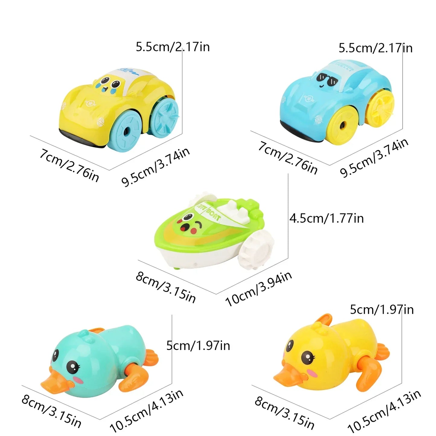Bath Buddies™ - Fun Water Adventure - Vehicle Toys for Bath