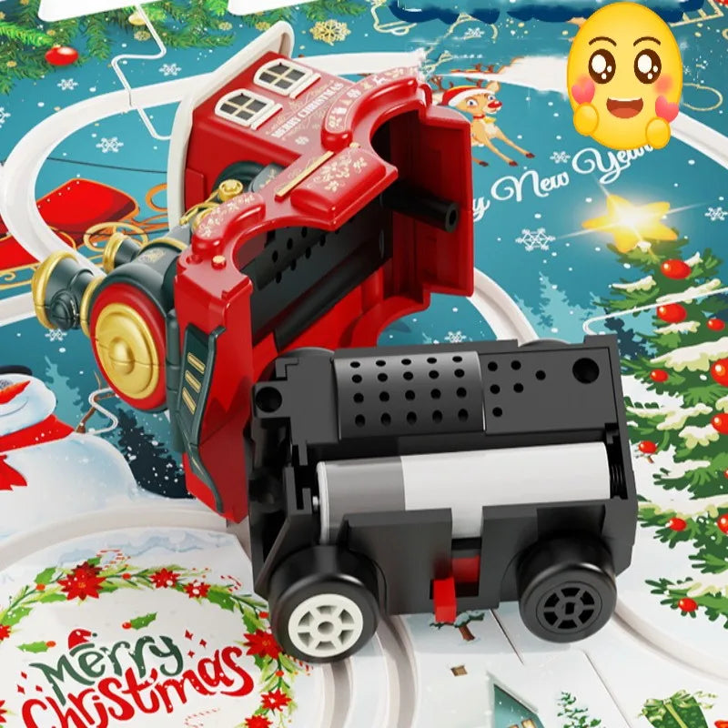 DIY Xmas Train Track™ - Bygg ditt eget jullandskap - jultågspussel