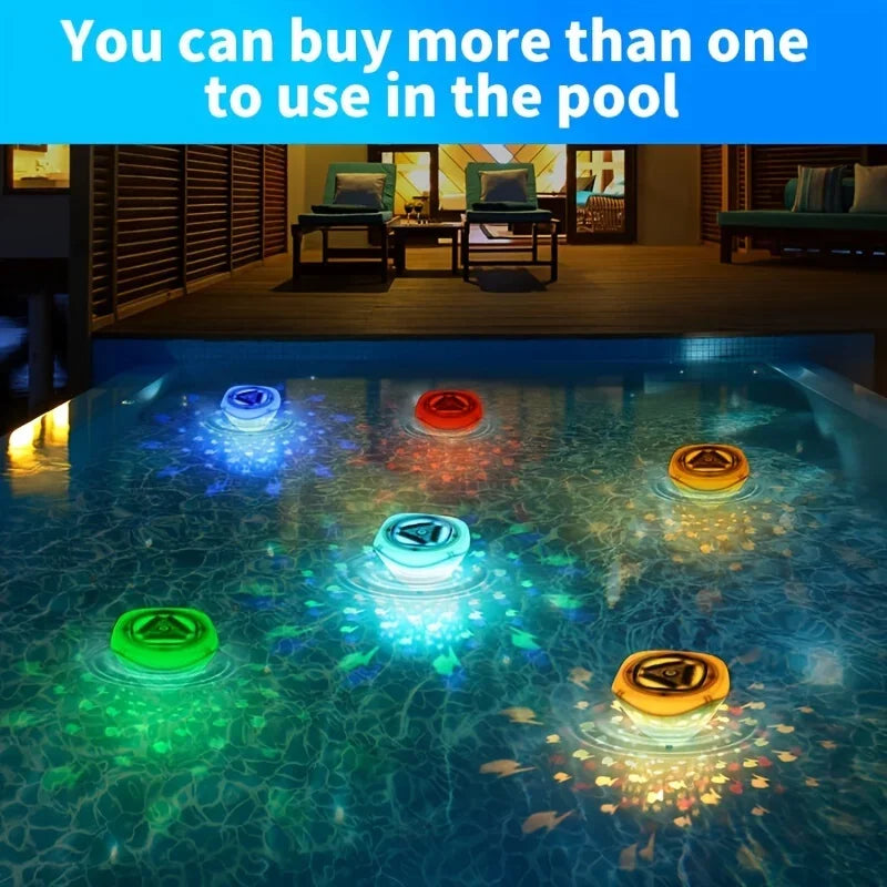 Aqua Party Light™ – Bad party in the swimming pool - projection of fish light