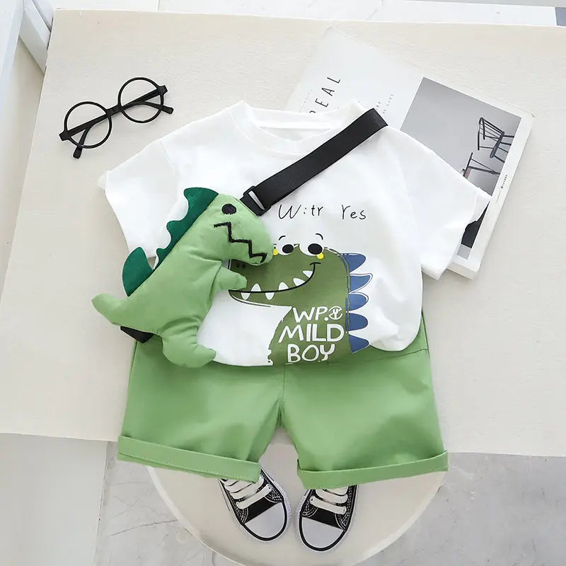 Mini Fashion™ - Dino Dash - Cool summer outfit for boys