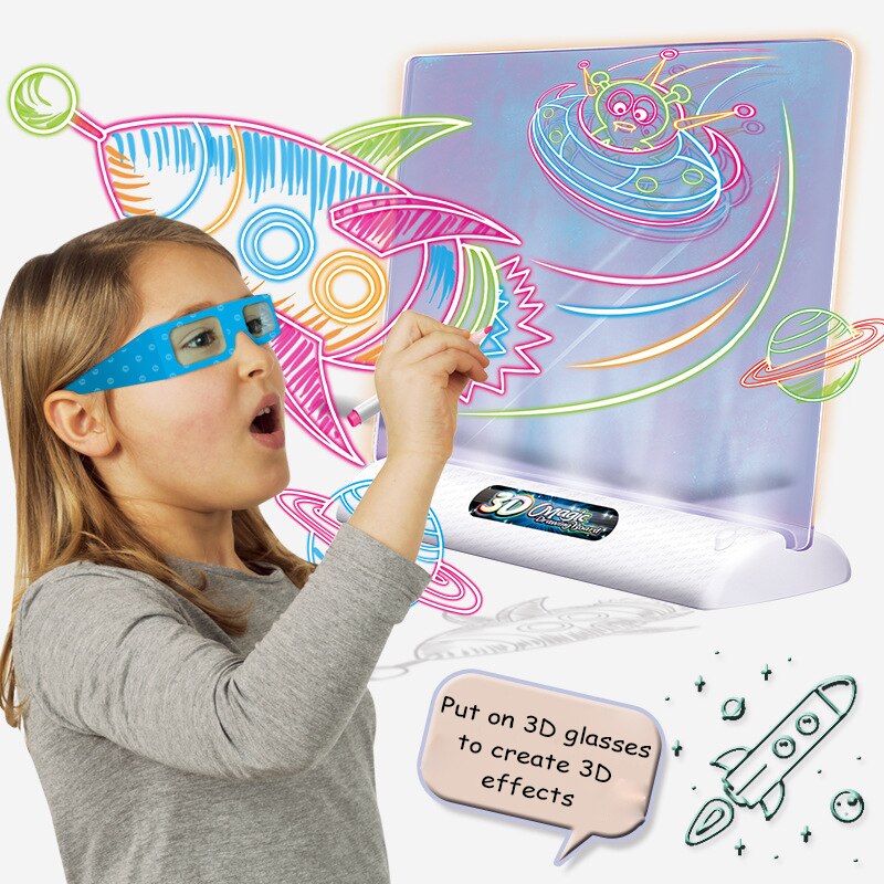 Magic Drawing Board™ - Shining Art - Self-Luminous 3D Drawing Tablet