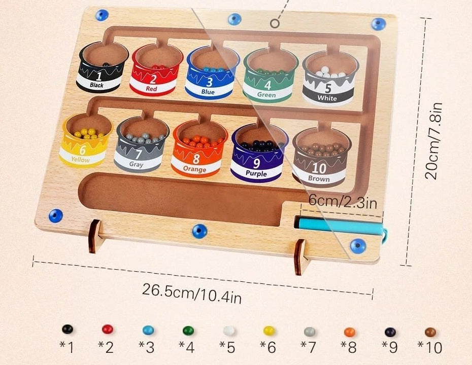 Woods™ - Magnetic Maze Adventure - Magnetic Sorting Board