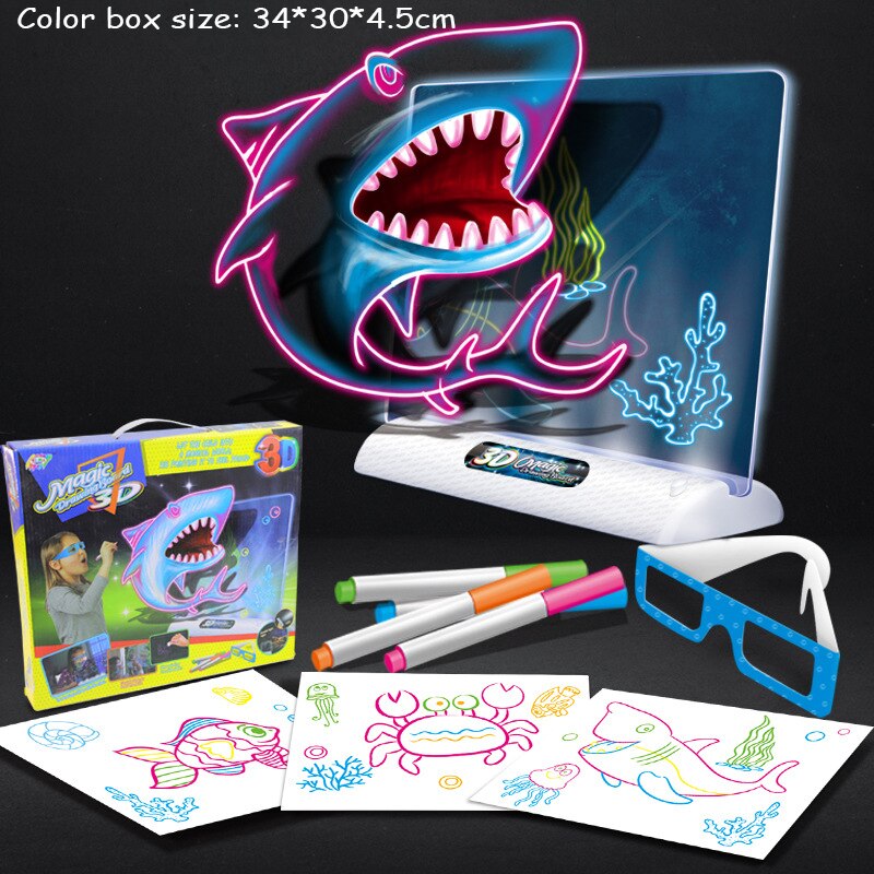 Magic Drawing Board™ - Shining Art - Self-Luminous 3D Drawing Tablet