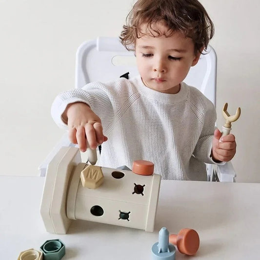 Montessori Sliding and Screwing Magnetic Toy for Creativity and Motor Skills
