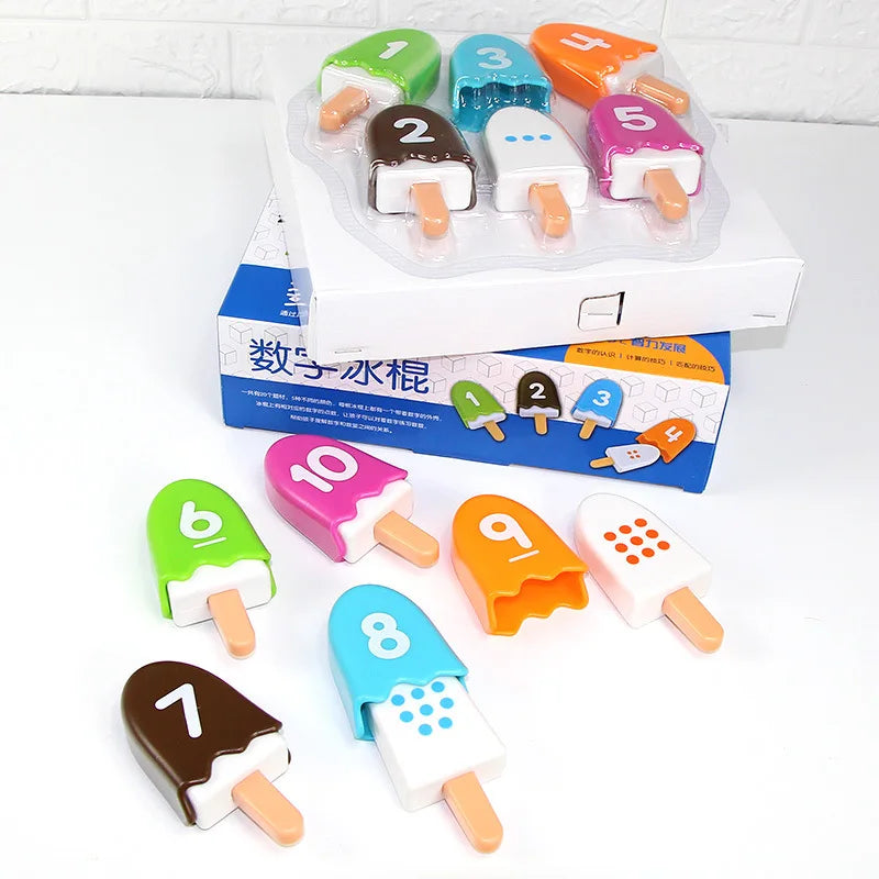 Math Popsicles™ - Siffror with ice cream - Math game