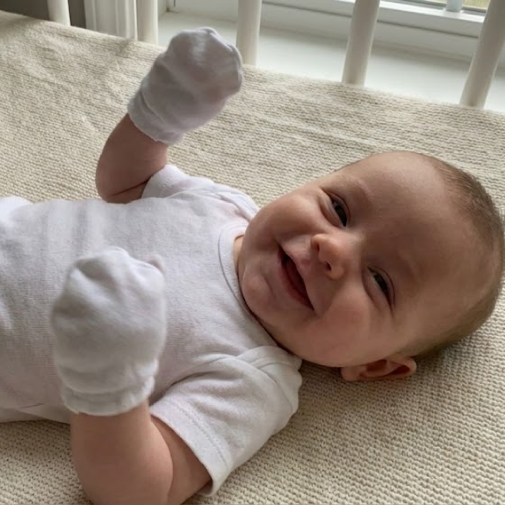 Soft No Scratch Baby Mittens Set