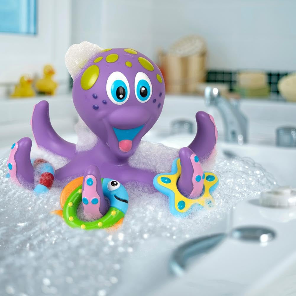 Nuby Floating Octopus Interactive Bath Toy