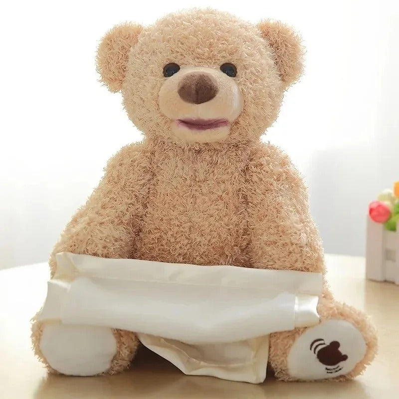 Peekaboo Musical Plush Bear Toy for Babies
