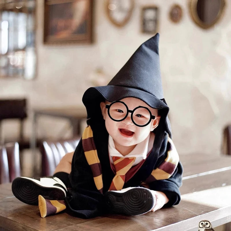 Infant Baby Wizard and Witch School Uniform