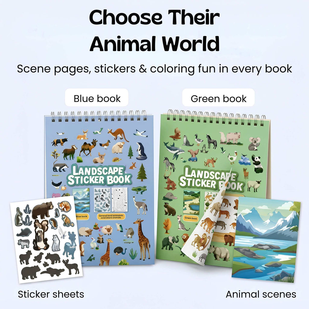 Adventure Sticker Book for Kids