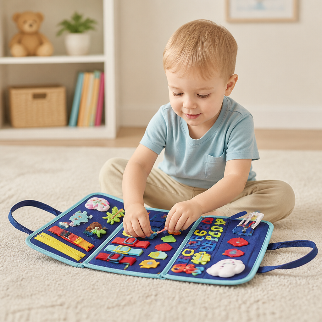Montessori Busy Board for Kids