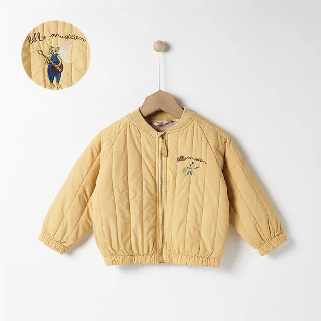 Embroidered Cotton Winter Jacket