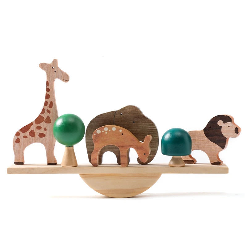 Wooden Montessori Sensory Stacking Toys