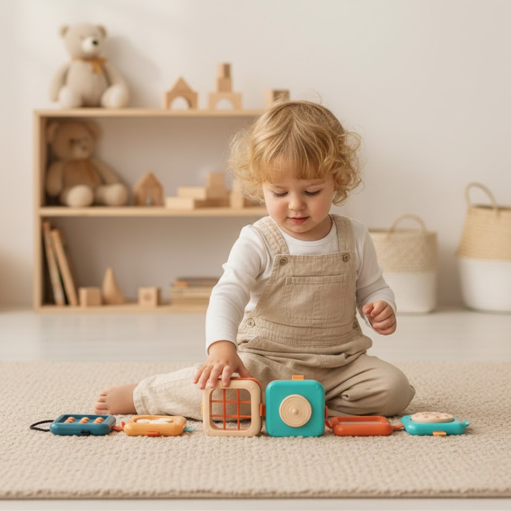 7-in-1 Interactive Montessori Learning Cube