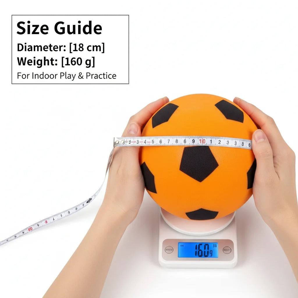 Soft Plush Soccer Ball for Indoor Play