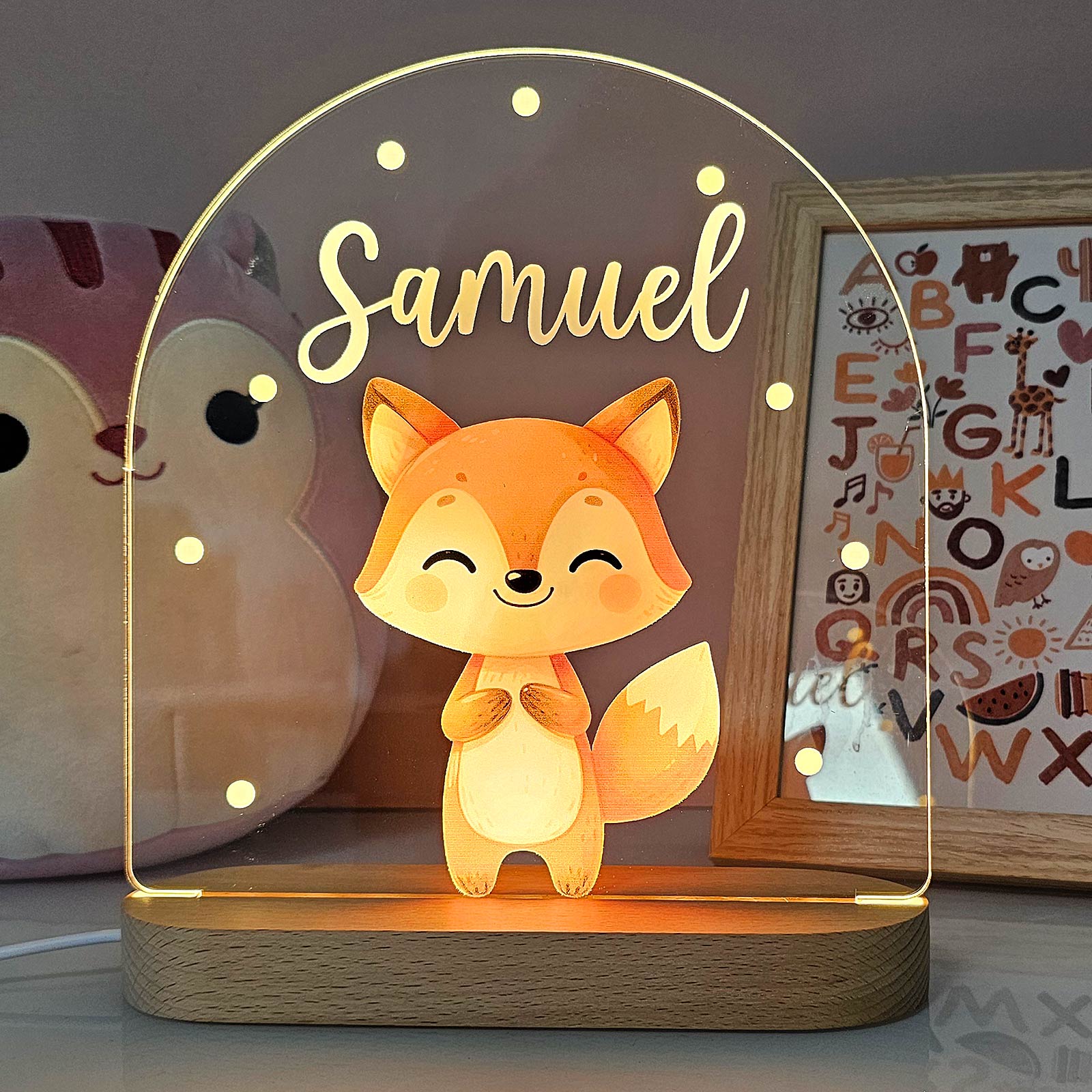 Personalized Cute Animal LED Night Light