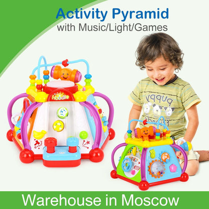 Baby Toys Musical Activity Cube Toy Learning Educational Game Play Center Toy