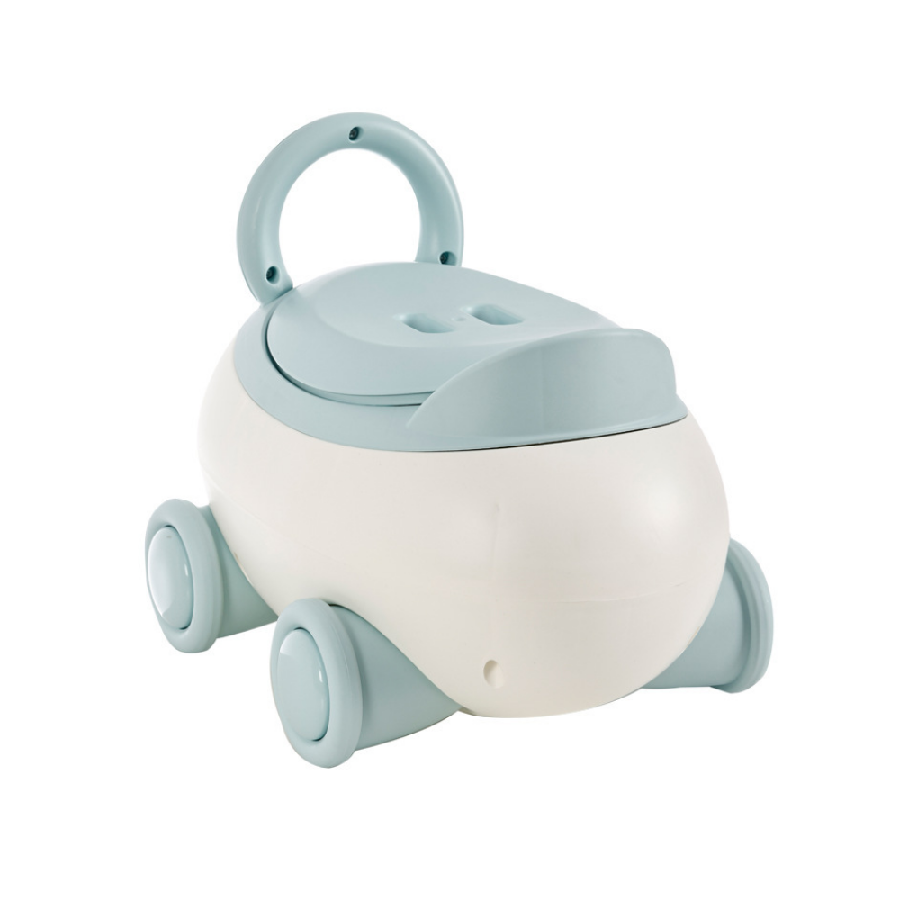 Toddler potty training chair with lid and side handles