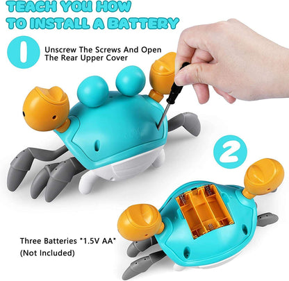 Interactive Dancing, Walking, Crawling Crab Toy