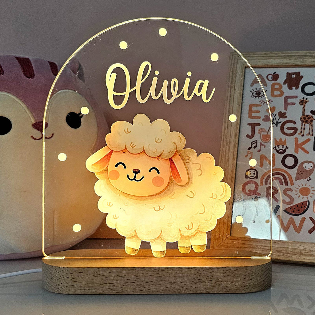 Personalized Cute Animal LED Night Light